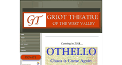 Desktop Screenshot of griottheatre.org